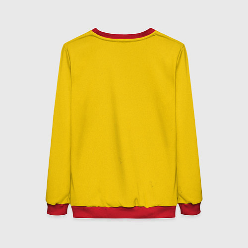 Женский свитшот Киберпанк: Бегущие по краю Ребекка / 3D-Красный – фото 2