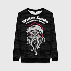 Свитшот женский Water Santa, цвет: 3D-черный