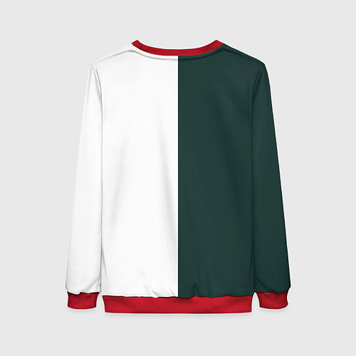 Женский свитшот Луна и Артемис инь-янь / 3D-Красный – фото 2