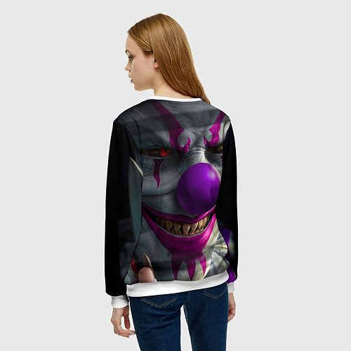 Женский свитшот Free Fire - Клоун / 3D-Белый – фото 4