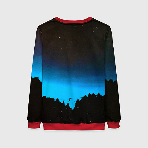 Женский свитшот Чудеса - Агата Кристи / 3D-Красный – фото 2