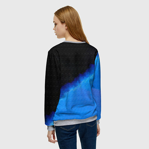 Женский свитшот Агата Кристи Ураган / 3D-Меланж – фото 4
