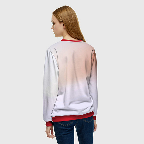 Женский свитшот Best мама / 3D-Красный – фото 4