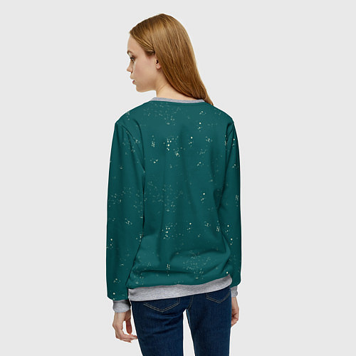 Женский свитшот Джерри в банке / 3D-Меланж – фото 4