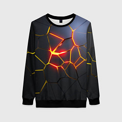 Женский свитшот Вулканическая активность