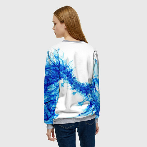 Женский свитшот Jdm style - Japan / 3D-Меланж – фото 4