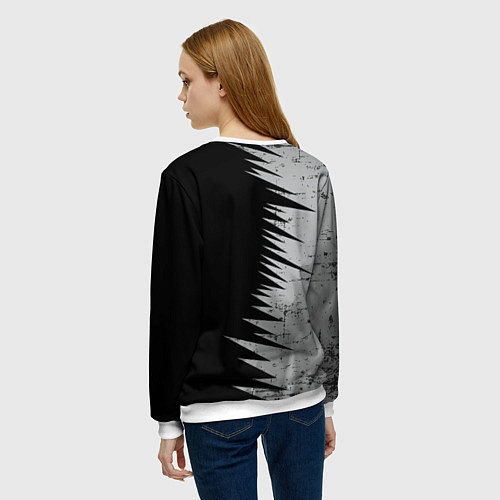 Женский свитшот Теневой зайка / 3D-Белый – фото 4