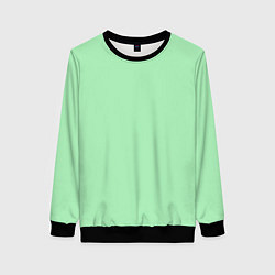 Свитшот женский Мятный радуга, цвет: 3D-черный