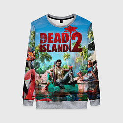Свитшот женский Dead island two, цвет: 3D-меланж