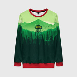 Свитшот женский Файрвотч, цвет: 3D-красный