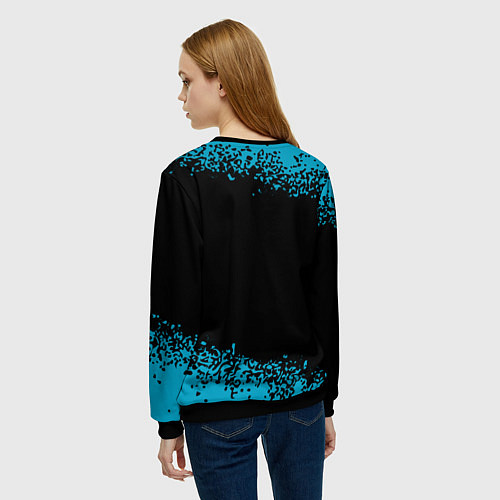 Женский свитшот Made in 1996: vintage art / 3D-Черный – фото 4