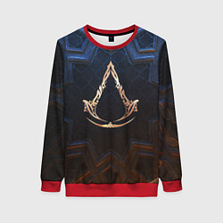 Свитшот женский Знак братства ассасинов, цвет: 3D-красный