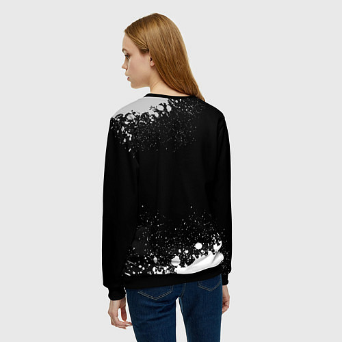 Женский свитшот Я же Юля и этим всё сказано: на темном / 3D-Черный – фото 4