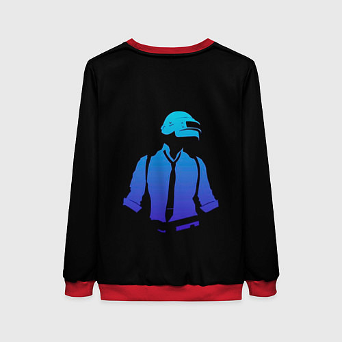 Женский свитшот ПАБГ воин / 3D-Красный – фото 2