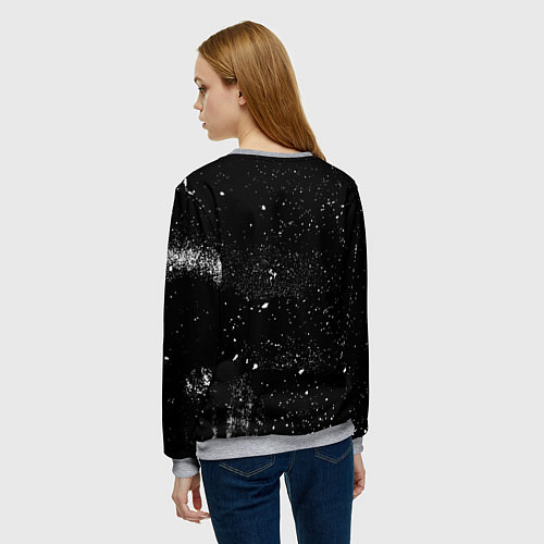 Женский свитшот Мурр, бл*ть / 3D-Меланж – фото 4