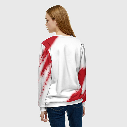 Женский свитшот Trust me Im beautician white / 3D-Белый – фото 4
