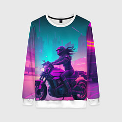 Женский свитшот Cyberpunk moto