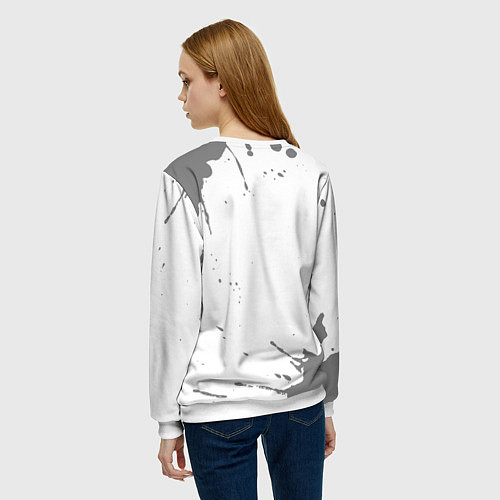 Женский свитшот Не спорь с лучшим теннисистом - на светлом фоне / 3D-Белый – фото 4