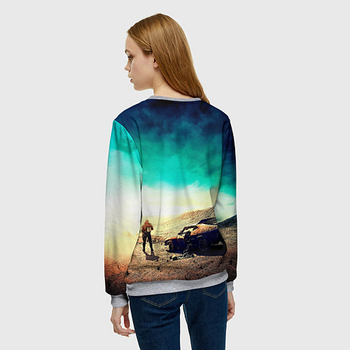 Женский свитшот Mad Max / 3D-Меланж – фото 4