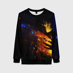 Женский свитшот Dark Souls в огне