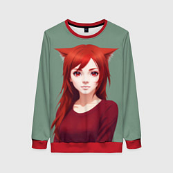 Женский свитшот Cute Catgirl