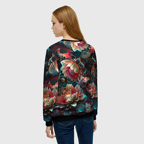 Женский свитшот Екатерина лучшая / 3D-Черный – фото 4