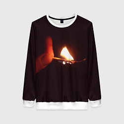 Женский свитшот Выгорание спички