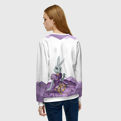 Женский свитшот Я не рыбка, но иногда исполняю / 3D-Белый – фото 4