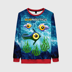 Свитшот женский Subnautica, цвет: 3D-красный