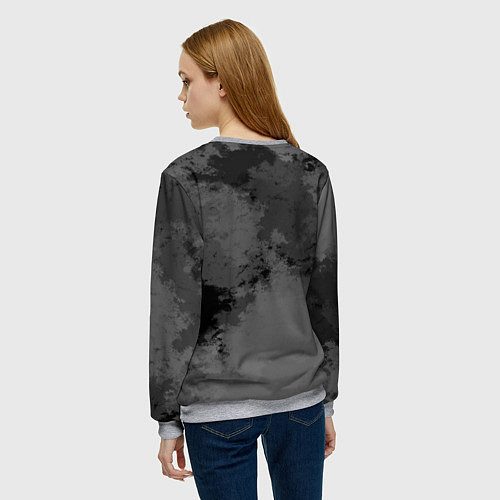 Женский свитшот Counter Strike 2 - В смоке / 3D-Меланж – фото 4