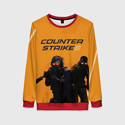 Свитшот женский Counter Strike 2, цвет: 3D-красный