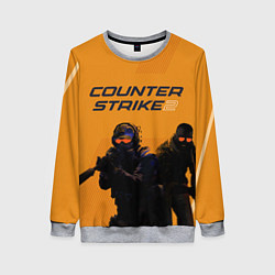Свитшот женский Counter Strike 2, цвет: 3D-меланж