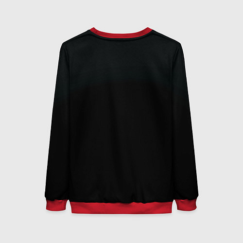 Женский свитшот Человек и молния / 3D-Красный – фото 2