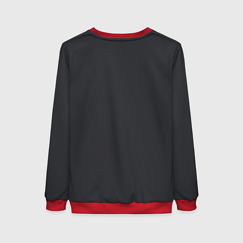 Женский свитшот Пикачу с электрогитарой / 3D-Красный – фото 2