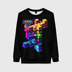 Женский свитшот Tetris game