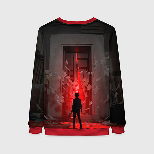 Женский свитшот Control / 3D-Красный – фото 2