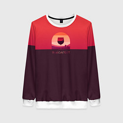 Свитшот женский Виноагент, цвет: 3D-белый