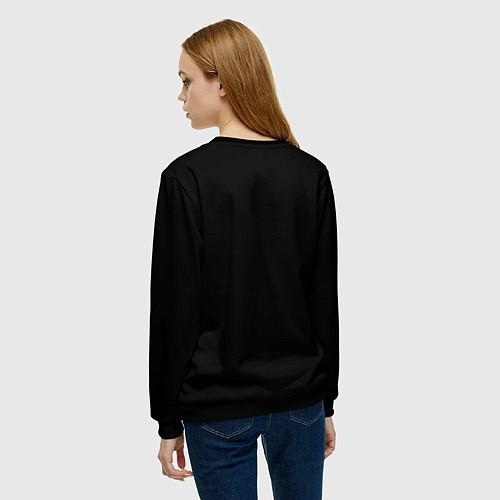 Женский свитшот Металлика с гербом Сан Франциско / 3D-Черный – фото 4