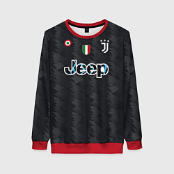 Свитшот женский ФК Ювентус форма 2223 гостевая, цвет: 3D-красный