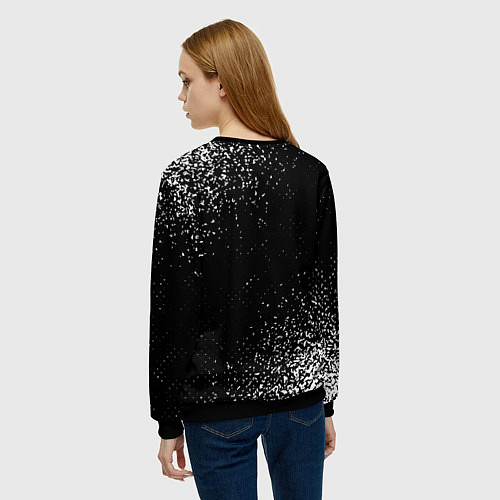 Женский свитшот Я же Маша, и этим всё сказано / 3D-Черный – фото 4