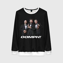Свитшот женский Oomph band, цвет: 3D-белый