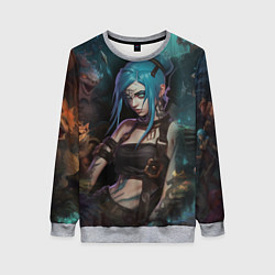 Свитшот женский Jinx fantasy, цвет: 3D-меланж