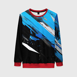 Женский свитшот Black blue white
