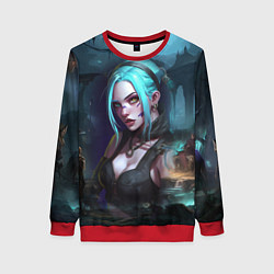 Женский свитшот Jinx art fantasy