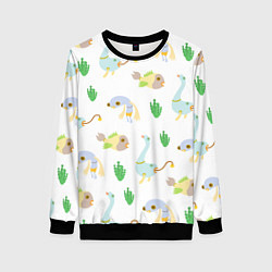 Свитшот женский Рыбоптицы, цвет: 3D-черный