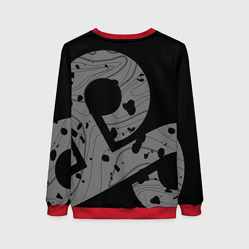 Женский свитшот Форма Cloud 9 black / 3D-Красный – фото 2