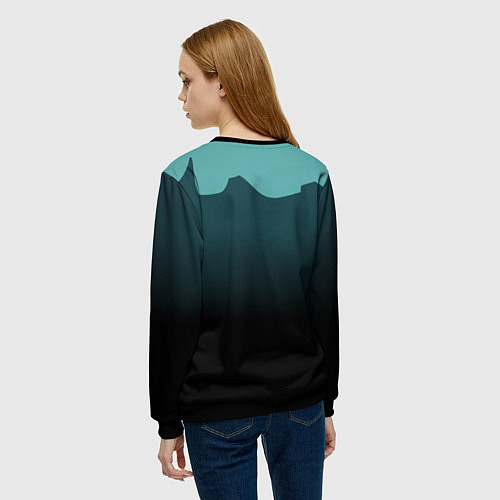 Женский свитшот Iron Maiden Fallen Angel / 3D-Черный – фото 4