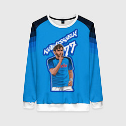 Женский свитшот Хвича Кварацхелия ФК Наполи 77