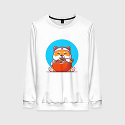 Женский свитшот Милая сиба-ину