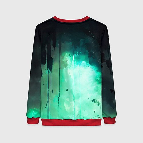 Женский свитшот Dead Space horror / 3D-Красный – фото 2